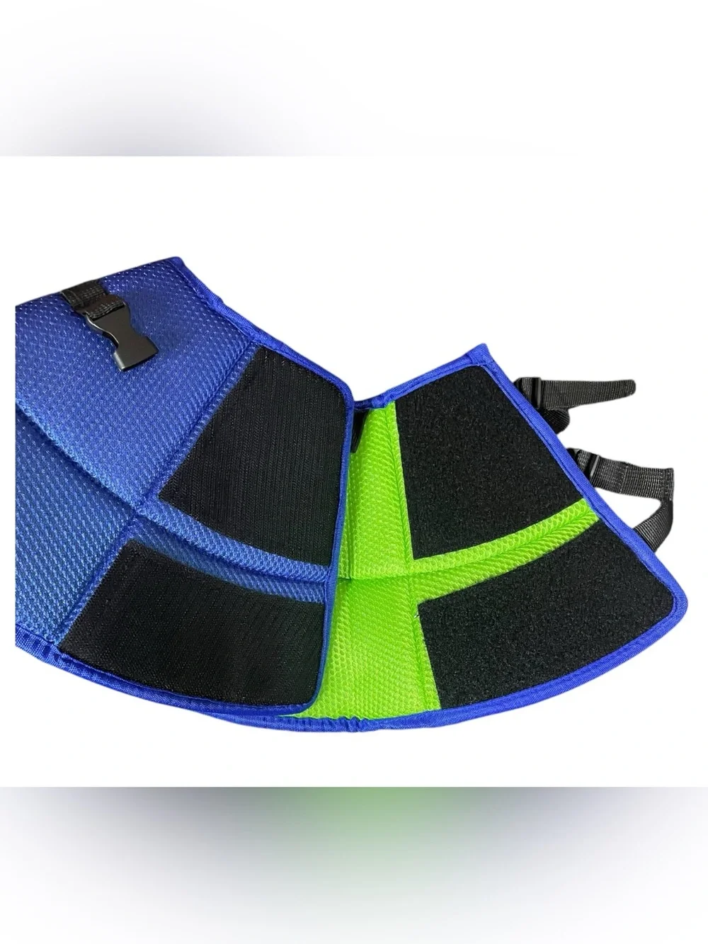 Dog Pet Recovery Soft Collar Cone Elizabethan Flex Breathable Adjustable Sz Med